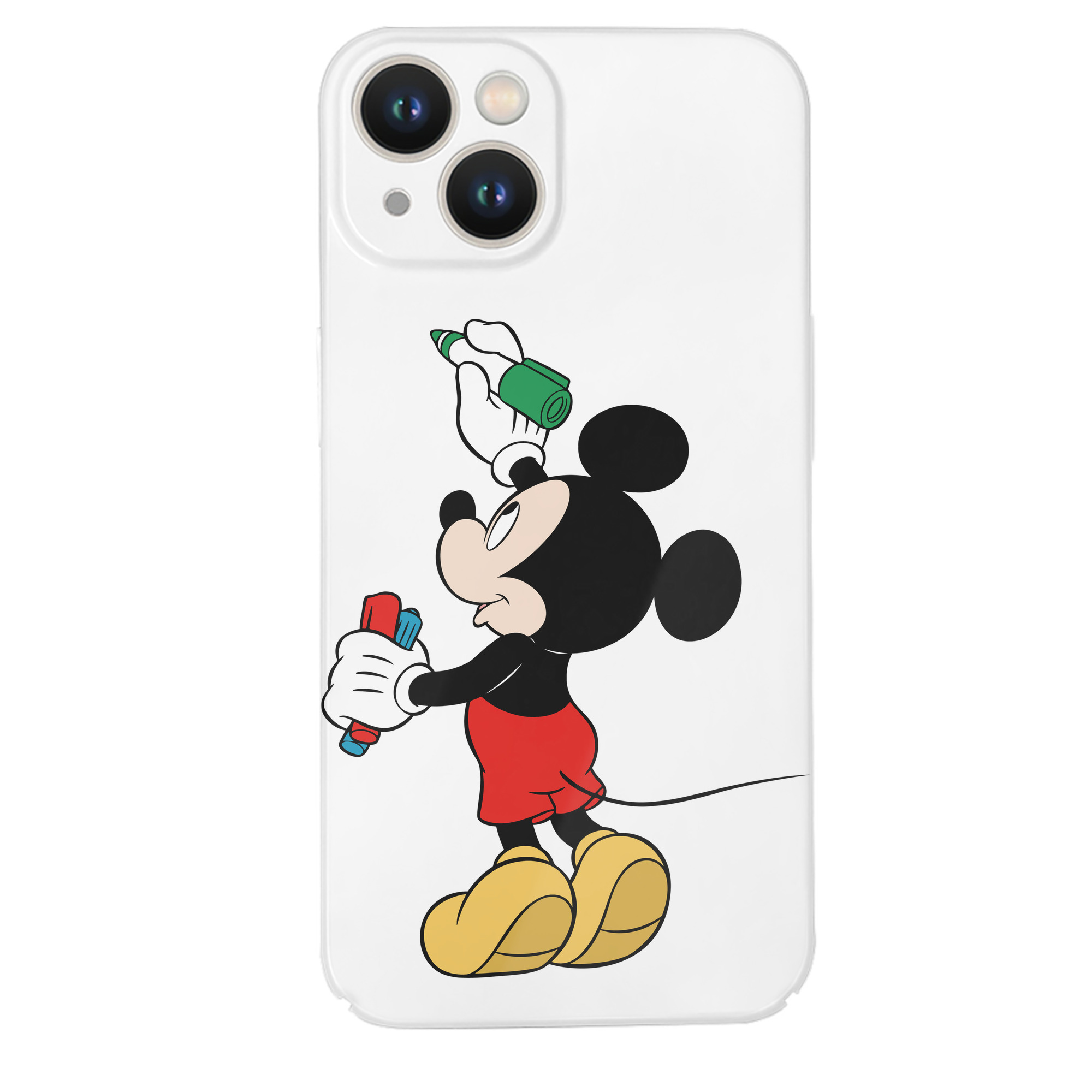 （画像用） ミッキーマウス Mickey Mouse 【iPhone 14シリーズ対応】ハードケース